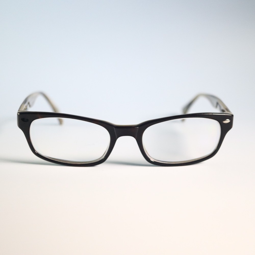 Runway Retro RR601 50-19 140 eyeglasses frames brown rectangle N8